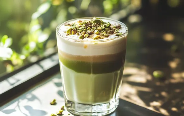 Pistachio Latte: Cara Membuat Pistachio Latte ala Cafe